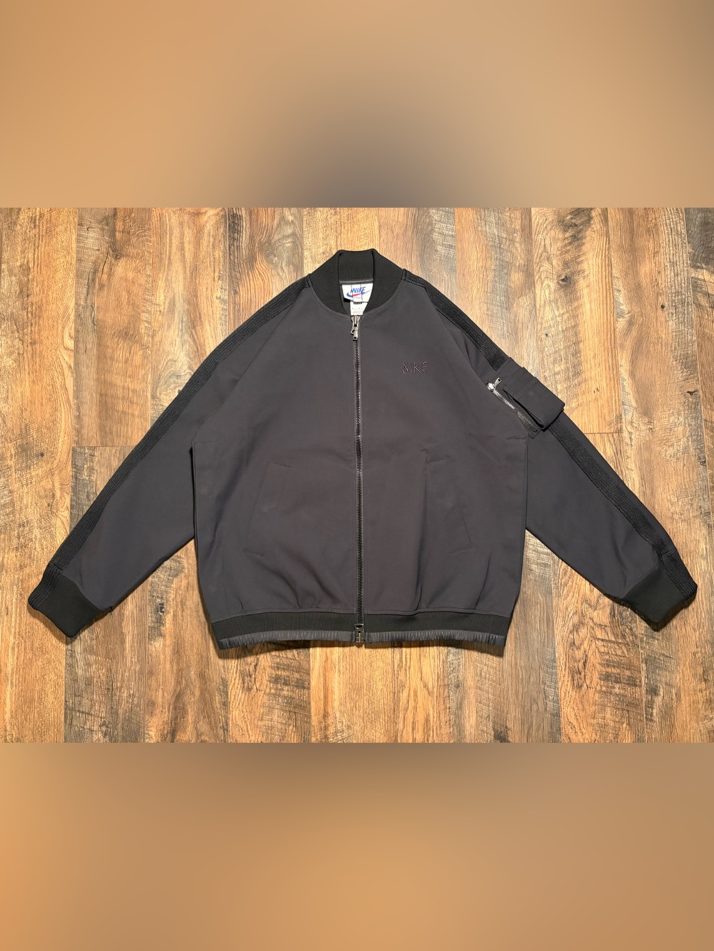 Nike x sacai 24AW Jacket #1 Track Bomber Black XL FV4857-010